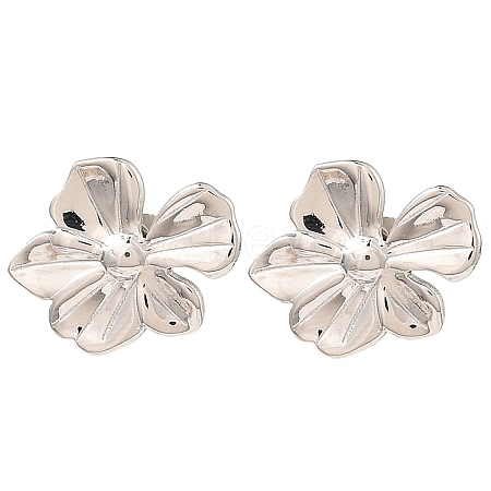 Non-Tarnish 304 Stainless Steel Stud Earrings for Women EJEW-E291-02P-1