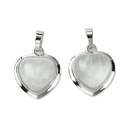Natural Quartz Crystal Pendants G-C114-03P-25-1