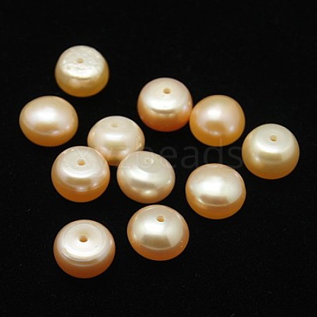 Grade AA Natural Cultured Freshwater Pearl Beads PEAR-D001-9.5-10-1AA-1-1