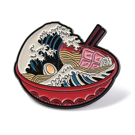 Sea Wave Scenery Theme Enamel Pins JEWB-F033-02E-1