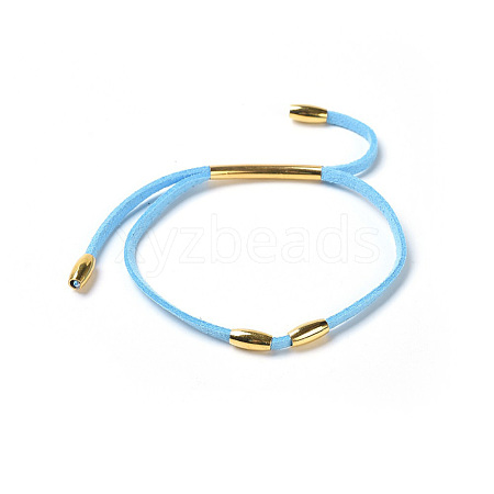 Adjustable Faux Suede Cord Bracelets BJEW-JB04217-05-1