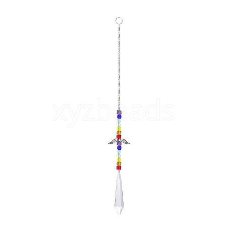 Crystal Glass Sun Catcher Pendant PW-WG76066-04-1