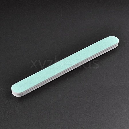Rectangle Plastic Silver Polishing Stick AJEW-N022-03-1