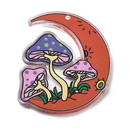 Mushroom Series Acrylic Pendants SACR-S049-01C-1