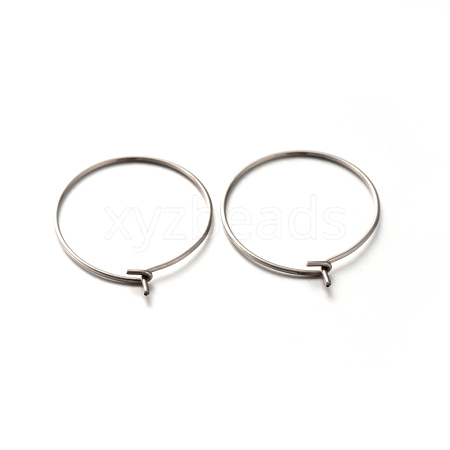 304 Stainless Steel Wine Glass Charms Rings STAS-E088-17-1