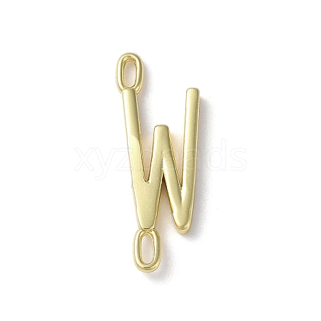 Rack Plating Brass Connector Charms KK-P245-07G-W-1