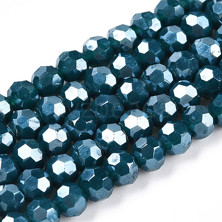 Opaque Glass Beads Strands EGLA-A035-P4mm-A36-1