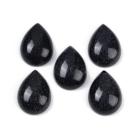 Synthetic Blue Goldstone Cabochons G-H094-01A-10-1