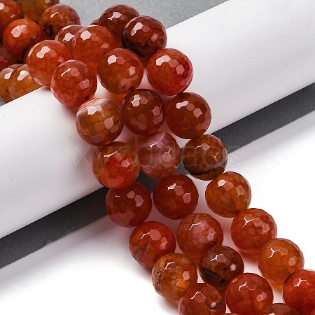 Natural Dragon Veins Agate(Dyed & Heated) Beads Strands G-K390-A02-01-1