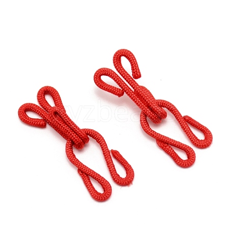 Cloth and Iron Hook and S-Hook Clasps IFIN-WH0063-05C-04-1