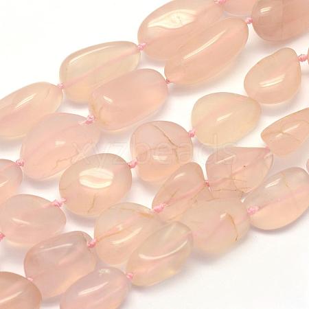 Natural Agate Beads Strands G-K202-28-1