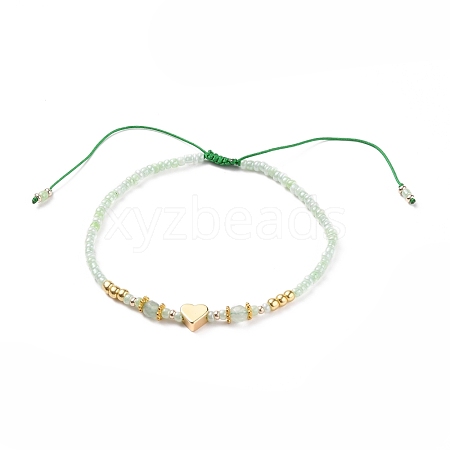 Adjustable Nylon Cord Braided Bead Bracelets BJEW-JB05688-02-1