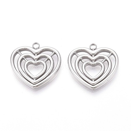 304 Stainless Steel Pendants STAS-N109-200P-1