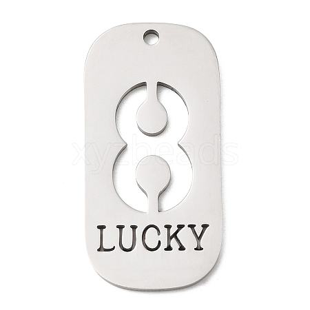 304 Stainless Steel Pendants STAS-D200-02I-P-1