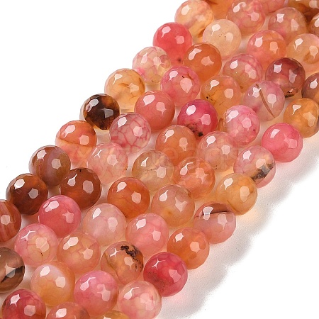 Natural Agate Beads Strands G-M437-C01-01I-1