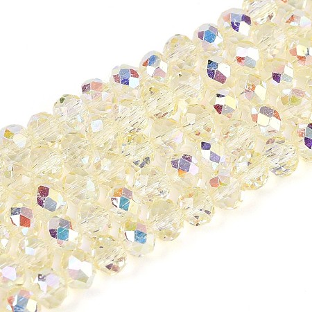 Transparent Glass Beads Strands LS-EGLA-N016-4mm-05-1