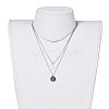 Non-Tarnish 304 Stainless Steel Tiered Necklaces NJEW-JN02350-02-6