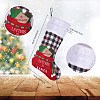 2Pcs 2 Style Christmas Socks Gift Bags sgHJEW-SZ0001-08-2