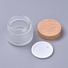 Frosted Glass Cosmetics Cream Jar AJEW-WH0104-51-2