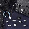 10Pcs 304 Stainless Steel Pendants STAS-NB0001-28-2