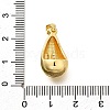 Rack Plating Brass Micro Pave Cubic Zirconia Pendants KK-L226-102G-U-3