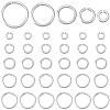 50Pcs 5 Styles 925 Sterling Silver Open Jump Rings STER-BBC0006-19-1