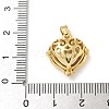 Brass Micro Pave Cubic Zirconia Pendants KK-U046-11G-02-3