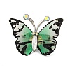 Butterfly Transparent Resin Brooch JEWB-M047-01B-1