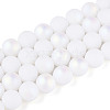 Frosted Opaque Glass Beads Strands GLAA-T032-P10mm-MBB02-2