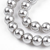 Baking Painted Pearlized Glass Pearl Bead Strands HY-N002-3mm-A03-4