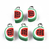 Handmade Polymer Clay Charms X-CLAY-T016-53-2