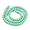 Opaque Solid Color Glass Beads Strands LS-EGLA-A034-P2mm-D14-2