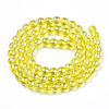 Electroplate Transparent Glass Beads Strands LS-GLAA-T032-T10mm-AB12-3
