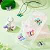 30Pcs 3 Styles Printed Translucent Acrylic  Pendants OACR-TA0003-32-7