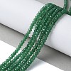 Dyed Natural Malaysia Jade Rondelle Beads Strands G-E316-2x4mm-59-5