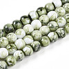 Baking Paint Glass Beads Strands DGLA-N003-8mm-C06-1
