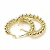 Real 18K Gold Plated Big Circle Big Circle Hoop Earrings EJEW-C003-04B-RS-2