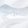 1Pc Letter Brass Rhinestone Open Cuff Rings for Women AJEW-LP0004-47Z-S-3