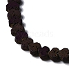 Electroplated Natural Lava Rock Beads Strands G-Q1009-G01-02A-3