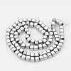 Electroplated Non-magnetic Synthetic Hematite Beads Strands G-T061-54I-2