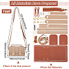 DIY PU Leather Shoulder Bag Kits DIY-WH0387-17B-2