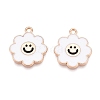 Alloy Enamel Pendants ENAM-T020-55B-1