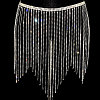 Full Crystal Rhinestone Tassel Skirt Body Chains WGA3B2D-15-1