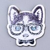 Wolf Appliques X-DIY-S041-067-2