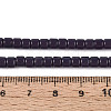 Opaque Solid Color Glass Beads Strands GLAA-N065-4x4mm-C07-4