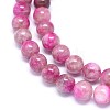 Natural Dyed Jade Beads Strands G-F601-A14-3