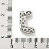 Platinum Plated Brass Micro Pave Cubic Zirconia Pendants KK-L073-001P-J-3