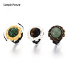 Adjustable Alloy & Iron Bezel Cup Ring Base with Rotatable Tray MAK-T012-01G-5