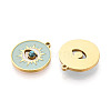 316 Surgical Stainless Steel Enamel Pendants STAS-M073-06G-2