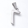 Non-Tarnish 304 Stainless Steel Pendants STAS-L210-05F-P-2